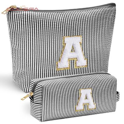 Oxford Made Custom Set Alphabet Makeup Bag Travel Personalized Combination Large Capacity Cute Travel Tote Organizer