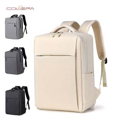 2026 Oxford Cloth Beige New Backpack Men's Premium Business Laptop Bag Casual Minimalist Large Capacity Notebook Backpacks