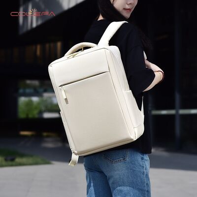 2026 Oxford Cloth Beige New Backpack Men's Premium Business Laptop Bag Casual Minimalist Large Capacity Notebook Backpacks