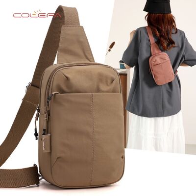 Casual Unisex Nylon Chest Bag New Korean Style Crossbody Bag Waterproof and Versatile for Men and Women Casual Shoulder Bag