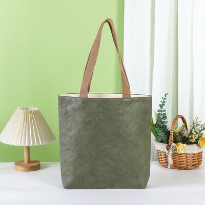 Custom-Printed DuPont Paper Bags with Logo Washable and Wrinkle-Resistant Tyvek Gift Bags Cultural and Creative Merchandise Tote Bags