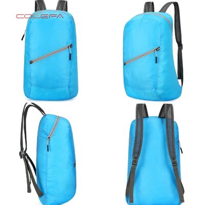 New Outdoor Foldable Skin Nylon Made Bag Super Lightweight Portable Backpack Travel Unisex Sports Storage Backpack with LOGO