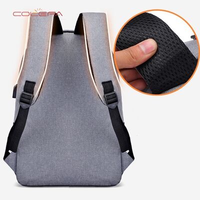 Oxford Cloth Contrast Color Backpack for Men Business Travel 15-inch Laptop Bag Stylish Outdoor Backpack Wholesale with LOGO