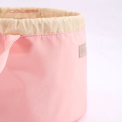 Polyester Drawstring Cosmetic Bag Large Capacity Makeup Organizer Portable Travel Storage Pouch Cosmetic Bags with Custom LOGO