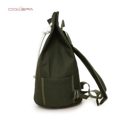 New Thickened Canvas Drawstring Backpack Large Capacity Bucket Bag for Sports Fitness and Cycling Direct from Manufacturer
