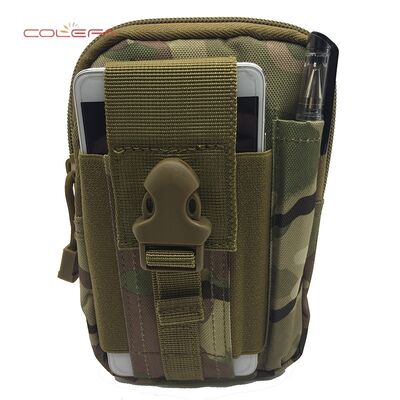 600D Oxford Camo Design Sports Waist Bag for Men Running Waist Pouch 5.5/6-inch Phone Case Waterproof Bag for Outdoor Use