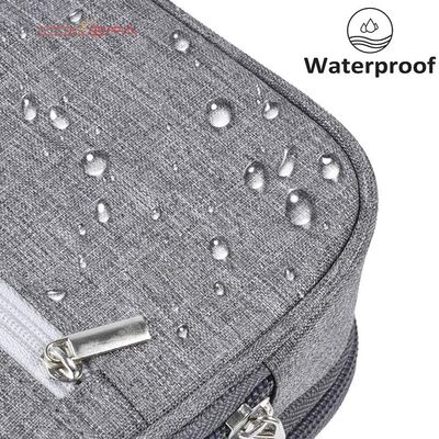 Nylon Large-Capacity Multi-Function Pencil Case Three-Layer Stationery Organizer Elementary School Student Pencil Storage Bag