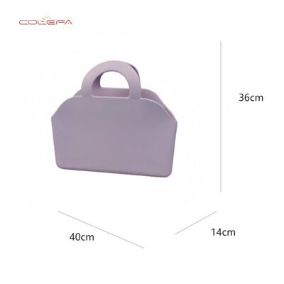 Waterproof EVA Beach Bag Lightweight Niche Design Jelly Bag Women's Handbag Basket Frame Bags with Custom Colors Wholesale