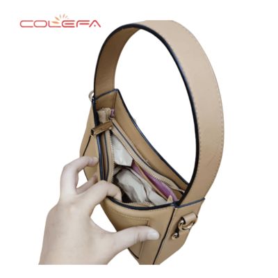 Colefa Factory Socialite Handbags Handled Style Small Gentlewoman One Shoulder Bag Pu Leather Fair Maiden Custom Bag Design