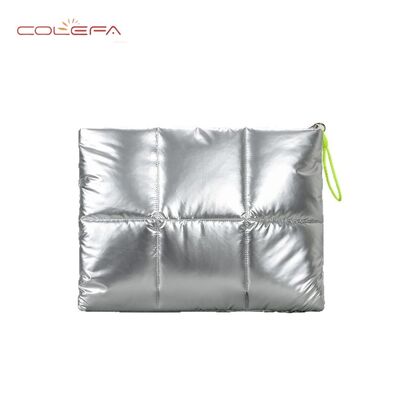 Nylon+Cotton-Filled Laptop Bags for Women 15.6-inch Laptop Case Niche Single-Shoulder Crossbody 11-inch iPad Tablet Inner Pouch