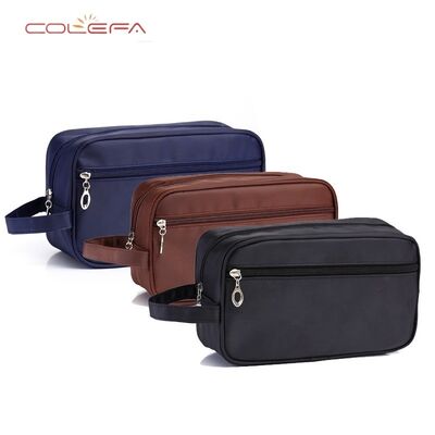 Customized Premium Makeup Bag Outdoor Large Capacity Storage Tote Oxford Made Portable Travel & Daily Men's Toiletry Bag