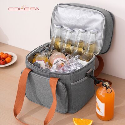 Customizable Double-Layer Insulated Bag Oxford Portable Bags Large Capacity Picnic Lunch Box Bag Wholesale with LOGO
