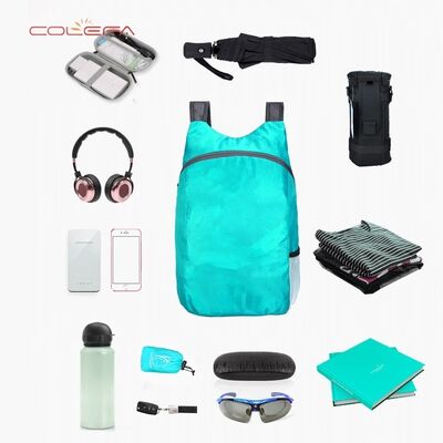 Outdoor Backpack for Sports Cycling Outings Marathon Runs Polyester Lightweight Foldable Pack Multifunctional Hiking Backpack