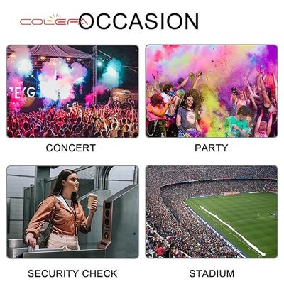 Bestselling PVC Clear Chest Bag Approved for Concerts Music Festivals and Stadium Security Check Transparent Crossbody Chest Bag