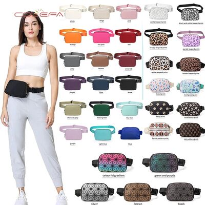 Customized Outdoor Sports Waist Bags Phone Pouch Nylon Running Fitness Bag Same Style Waist Bag Lightweight and Comfortable Belt