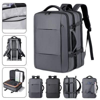 Oxford Waterproof Business Backpack Expandable Large Capacity Travel Bag for Business Trips Multifunctional Laptop Case Backpack