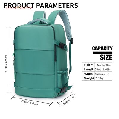 New Green Oxford Multi-Functional Backpack College Student Laptop Bag Travel Book Bag Waterproof Outdoor Short Trip Backpack