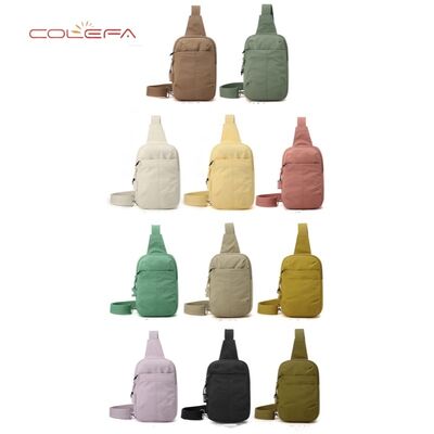 Casual Unisex Nylon Chest Bag New Korean Style Crossbody Bag Waterproof and Versatile for Men and Women Casual Shoulder Bag