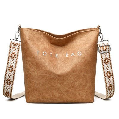 Bolsa Crossbody DuPont Paper Fashion para Mulheres Novo Design Minimalista para Trabalho Bolsa de Ombro com Letras Grande Capacidade Bolsa Tote Tyvek