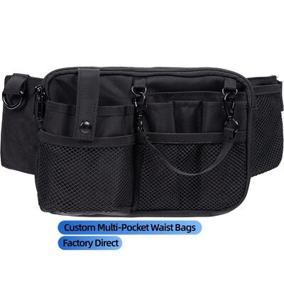 Kit de ferramentas Oxford impermeável para enfermeira, bolsa de cintura, multi-bolsos, suprimentos médicos para profissionais de saúde, bolsa de cintura para trabalho de médico