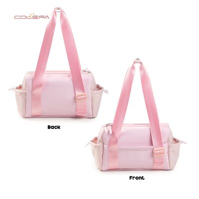 Nova Bolsa Tote de Ombro Feminina Multifuncional para Viagem e Fitness para Itens Pessoais Bolsa de Armazenamento de Nylon com Separação Seco/Molhado