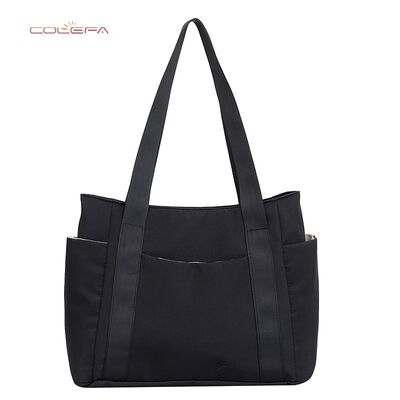 Bolsa Feminina Estilo Japonês Cor Sólida Bolsa Tote Grande Capacidade Bolsa de Ombro Casual Minimalista Bolsa de Mãe Tecido Lona Bolsa de Mão